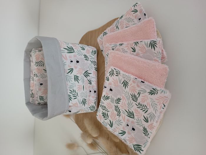 Panier de 10 lingettes lavables