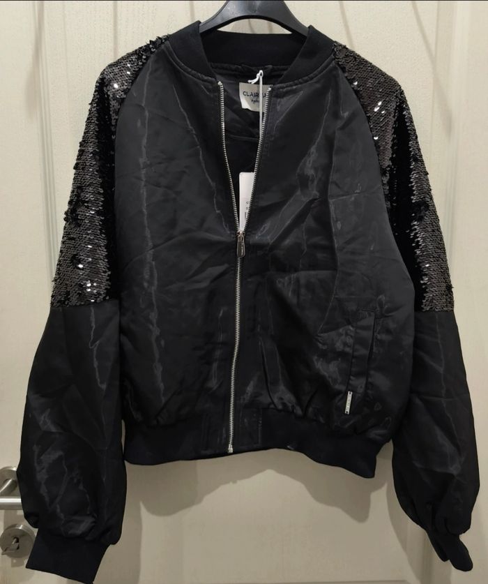 Veste bombers sequins - photo numéro 1