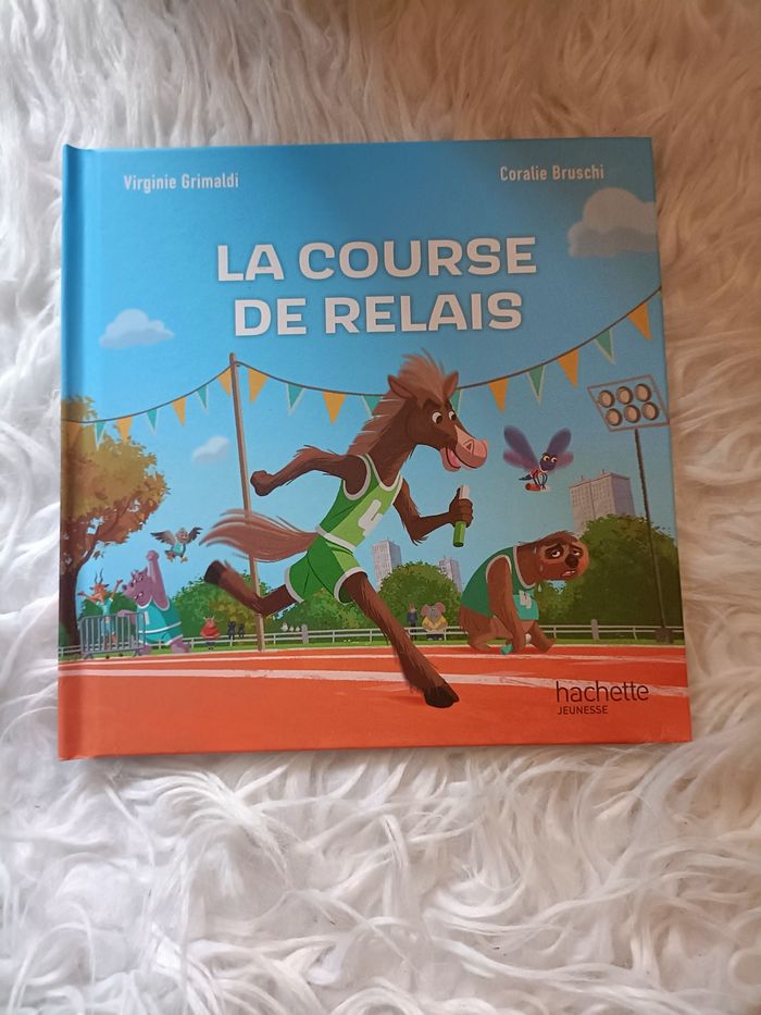 Livre enfant " la course de relais "