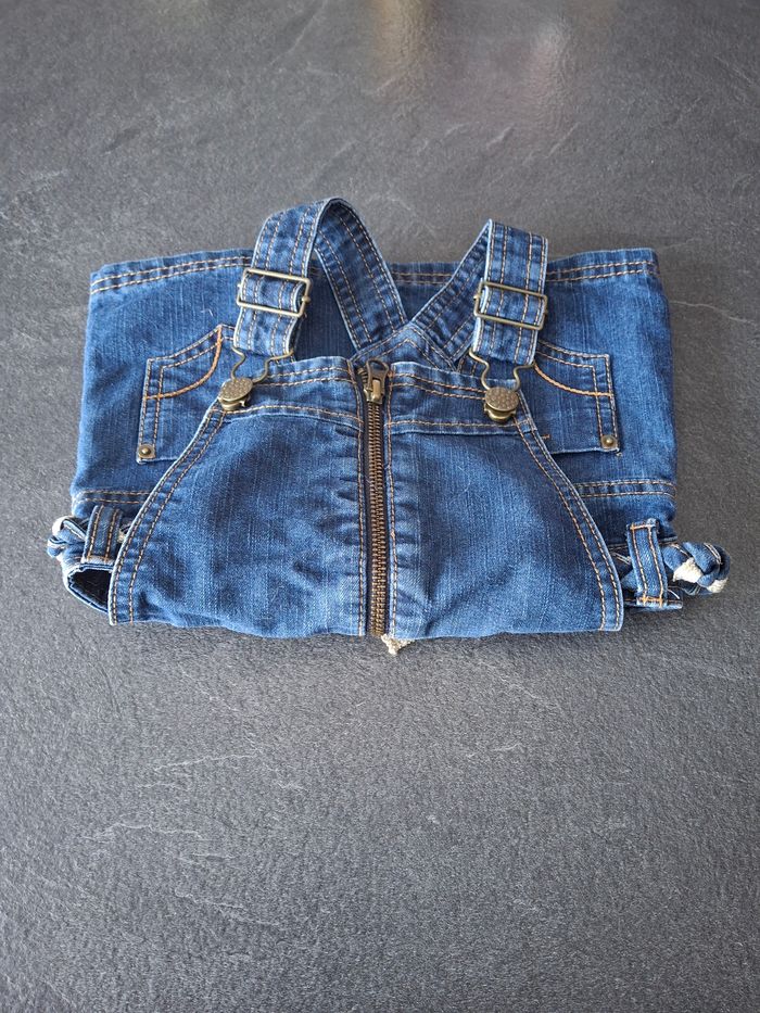 Salopette jupe en jeans - photo numéro 3