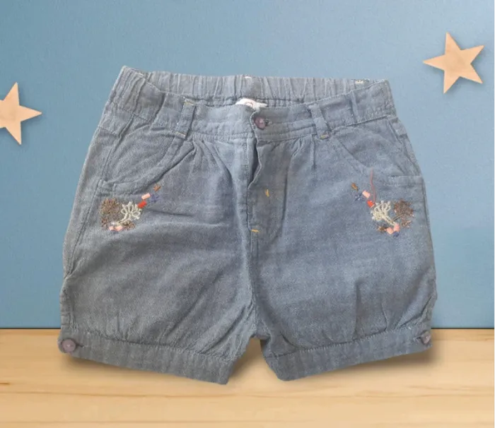 Short fille 12 mois pommette très bon état