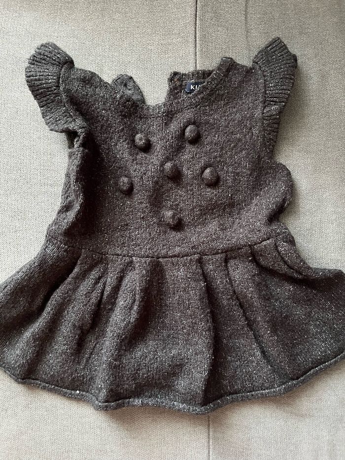 Robe manches volant 6 mois