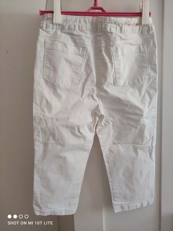 Pantalon blanc tex