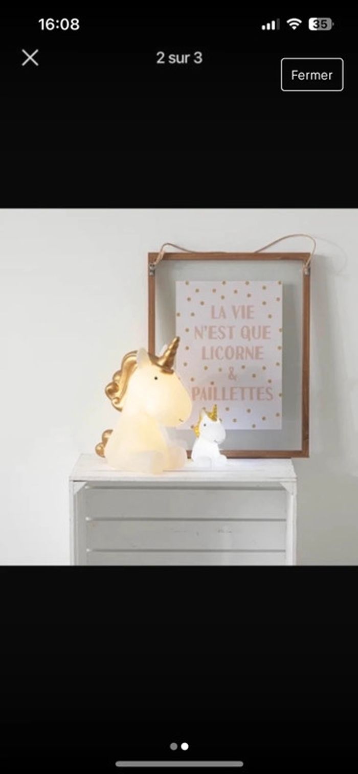 Licorne 30 cm - photo numéro 2