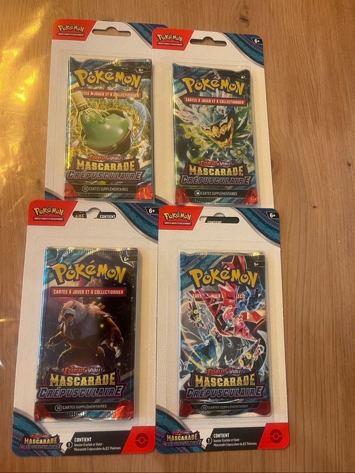 Artset Blister Pokémon EV06 EV6 Mascarade Crépusculaire