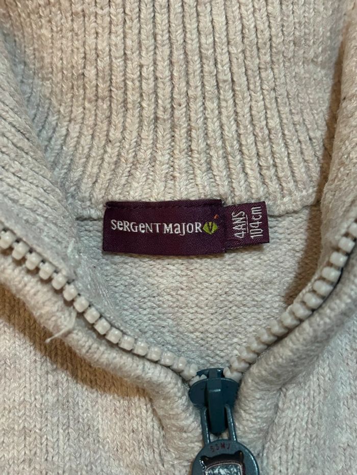 Pull à col zippé Sergent Major 4ans - photo numéro 6