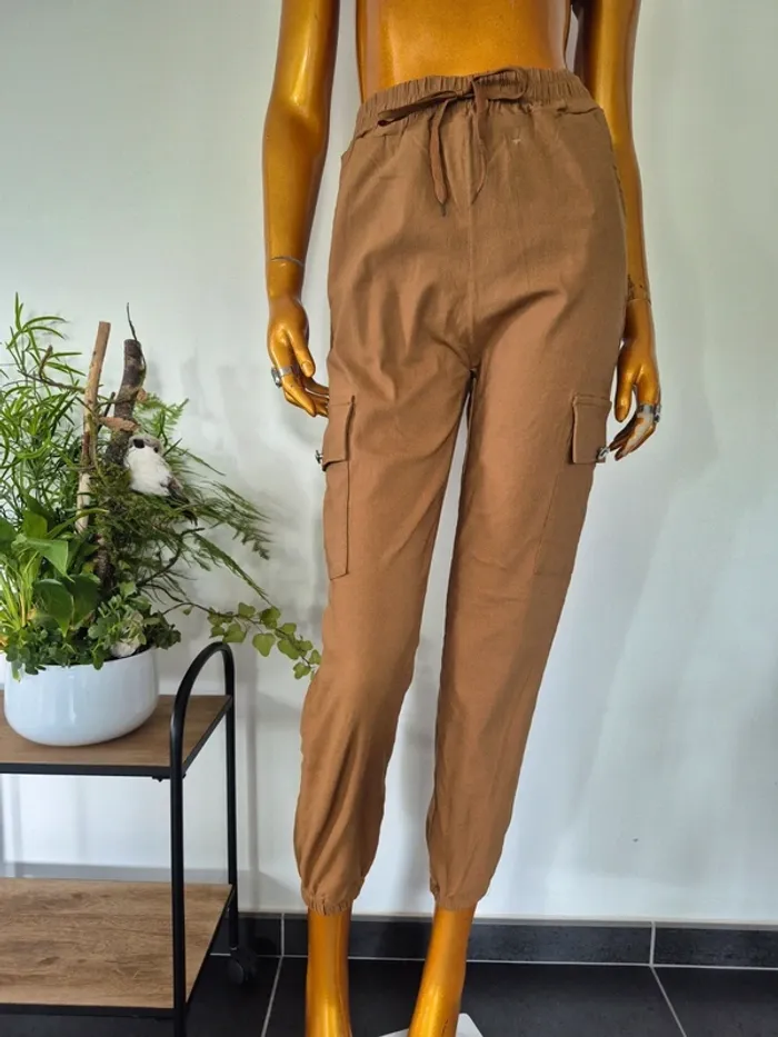 Pantalon Camel Femme Taille L/XL