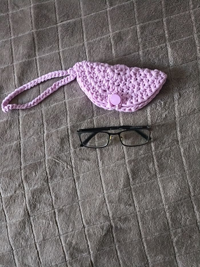🎀 Sublime étui de lunettes - pièce unique faite main🎀 - photo numéro 4