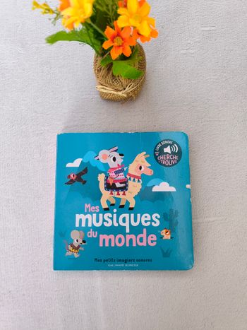 Livre sonore Mes musiques du monde Gallimard