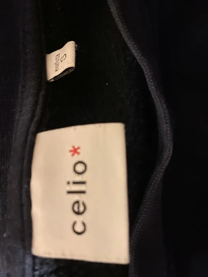 Sweat bleu marine Celio taille S - photo numéro 4