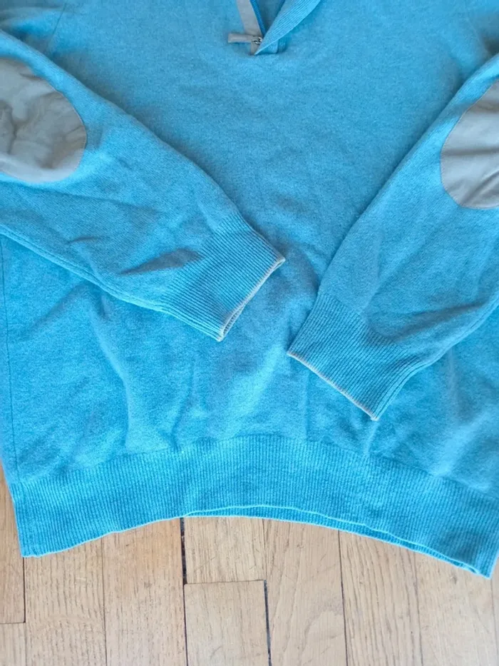 Pull homme laine (80%) et cachemire (10%) taille M , marque Gran Sasso Made in Italy - photo numéro 7
