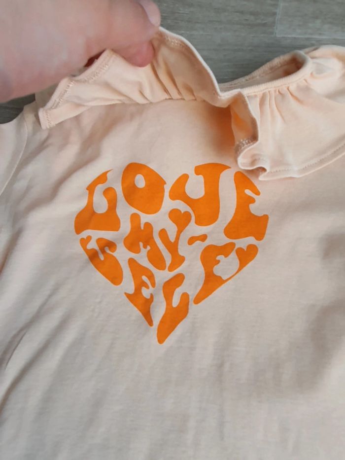 Tee-shirt orange taille 4-6 ans - photo numéro 4