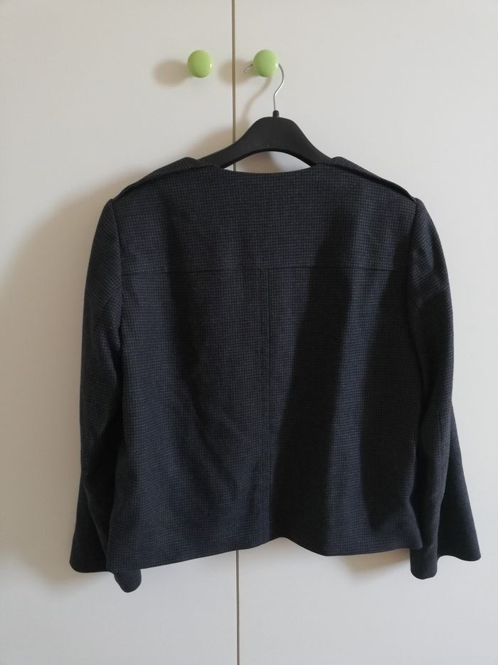 Veste femme gris foncé, 38, CAROLL, en très bon état - photo numéro 6