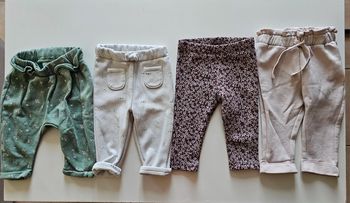 Lot de 4 pantalons bébé fille