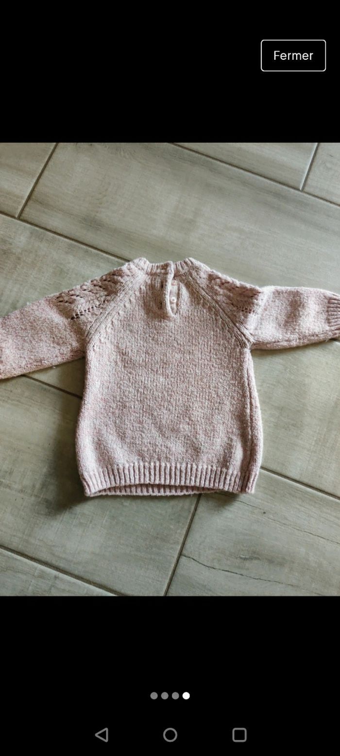 Pull rose 12 mois Tape à l'oeil - photo numéro 4