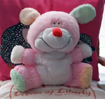 Peluche chien vintage puffalump 33 cm