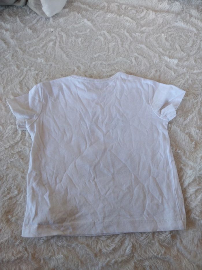 Tee shirt chemise manches courtes Garçon 6mois Mickey Disney Baby 100% coton - photo numéro 11