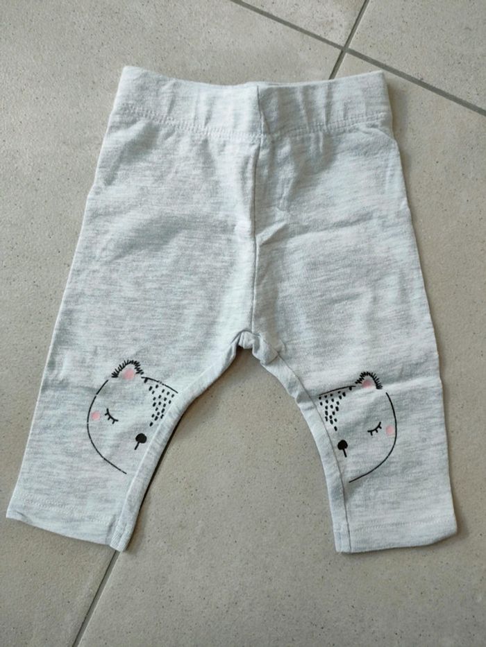 Legging gris - Taille 3 mois