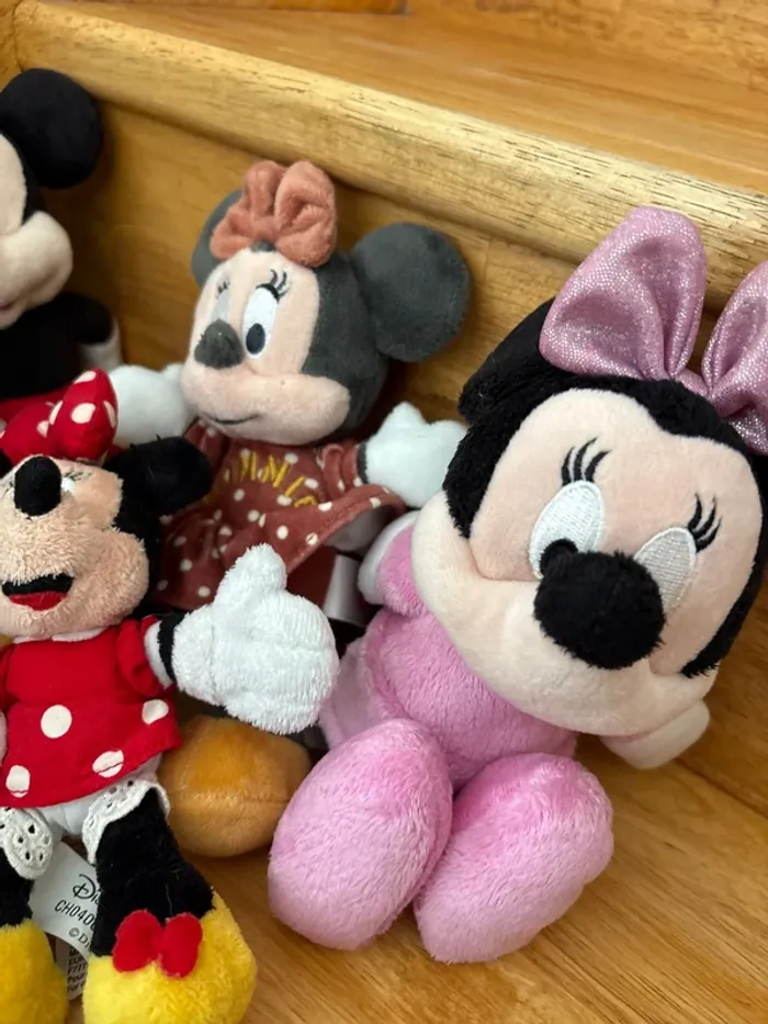 Lot peluches Mickey Minnie - photo numéro 3