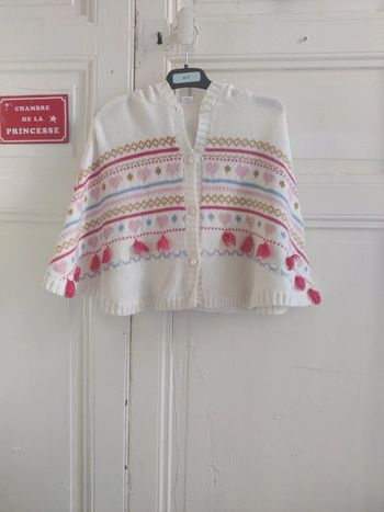 Poncho 3-4 ans marque grain de sable