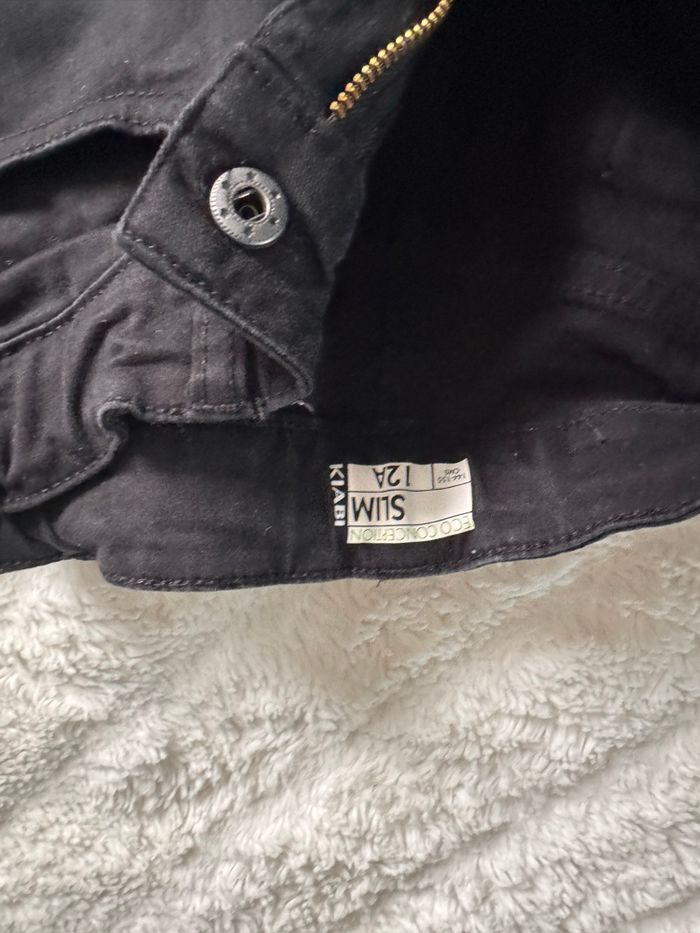 Jeans noir slim 12 ans - photo numéro 3