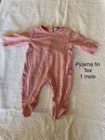 1 mois pyjama fin Tex