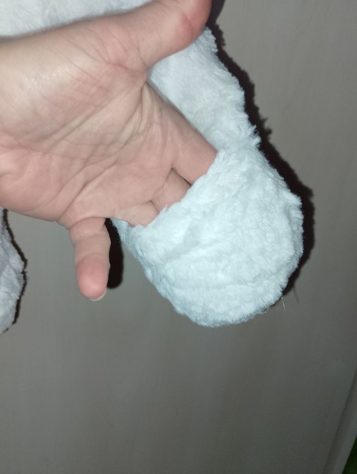 Manteau grain de blé 6 mois avec gants intégrée - photo numéro 3