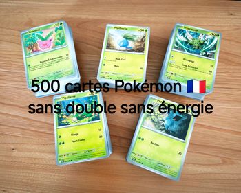 Pokémon : 500 cartes sans double sans énergie