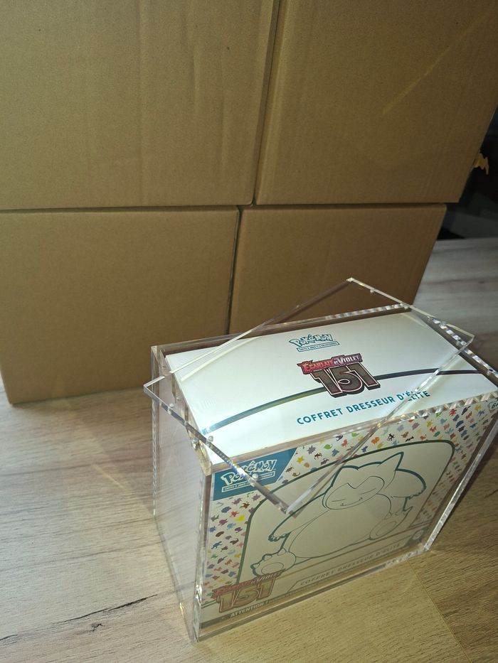 Lot de 4 acryliques pour etb Pokémon aimantée épaisse de qualité premium - photo numéro 6