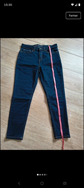 Jean Slim Michael Kors – Bleu Brut – Taille M Coupe Ajustée