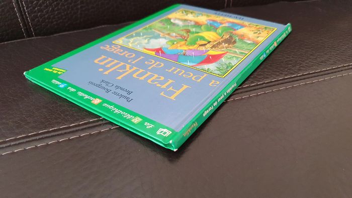 Livre " Franklin a peur de l'orage " , collection la bibliothèque Hachette des Petits. - photo numéro 3