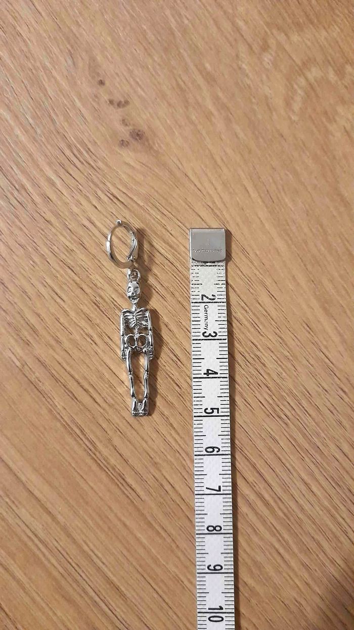 Bijoux Halloween | Boucles d'oreilles neuves squelettes - photo numéro 3