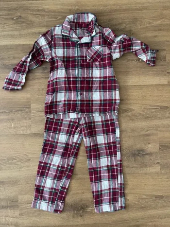 Pyjama à carreaux, Vertbaudet, famille