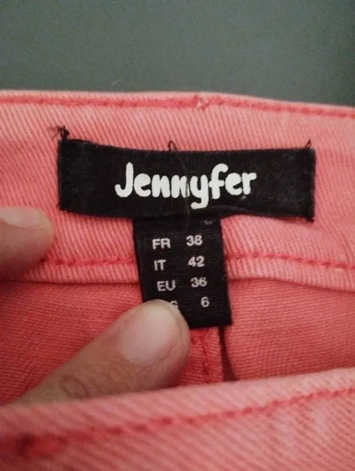 🌸Minishort Jeans rose Jennyfer Taille 38🌸 - photo numéro 4