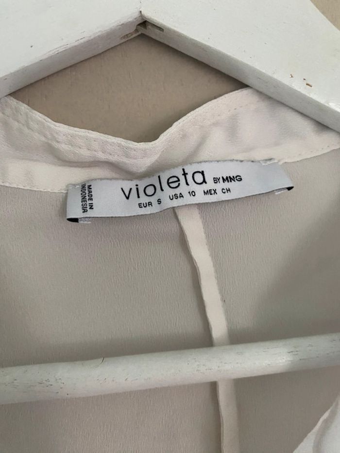 Chemisier blanc taille S - photo numéro 2