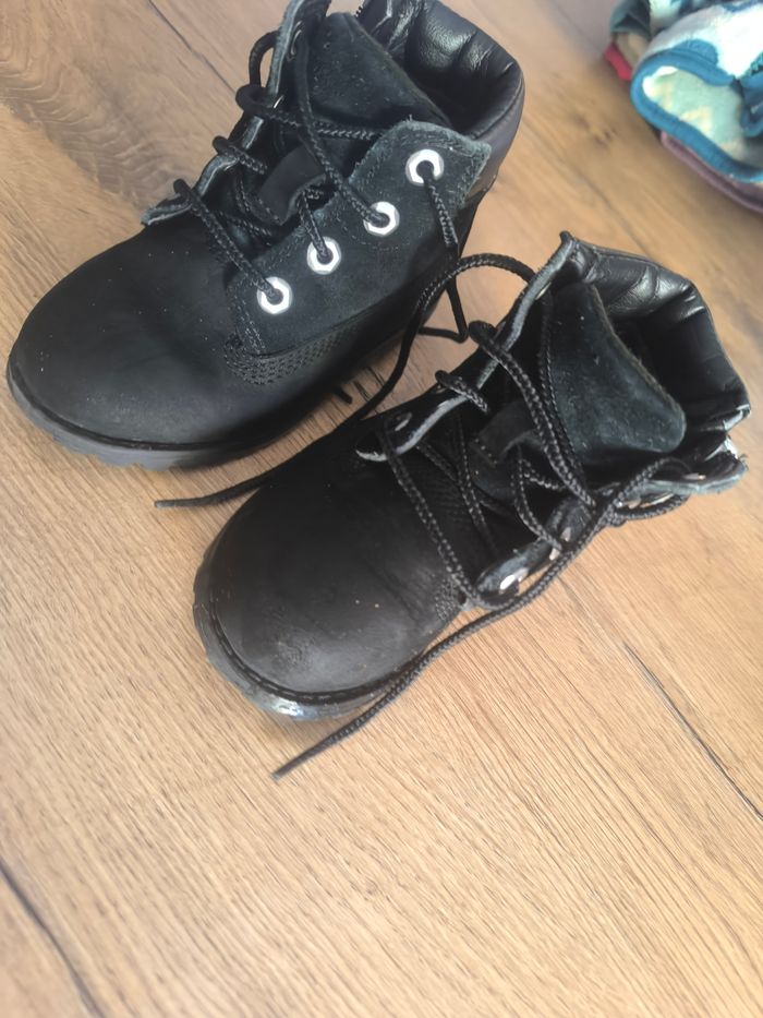 Bottine bottillon Timberland taille 24 noir garçon 24