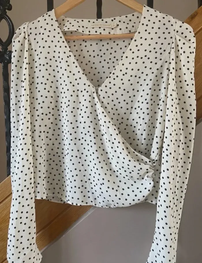 Blouse à pois Retro & Icone - photo numéro 2