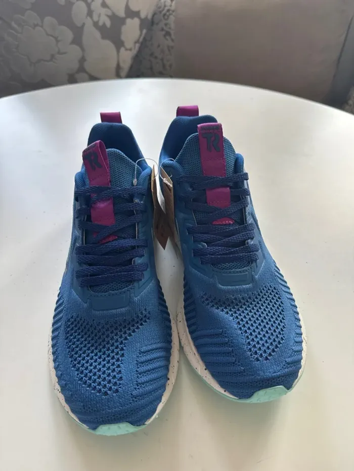 Baskets Hummel Taille 42 – Bleu / Blanc – Running Confort - photo numéro 4