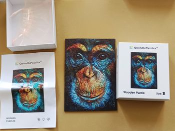 Puzzle en bois singe QuordlePuzzles ju