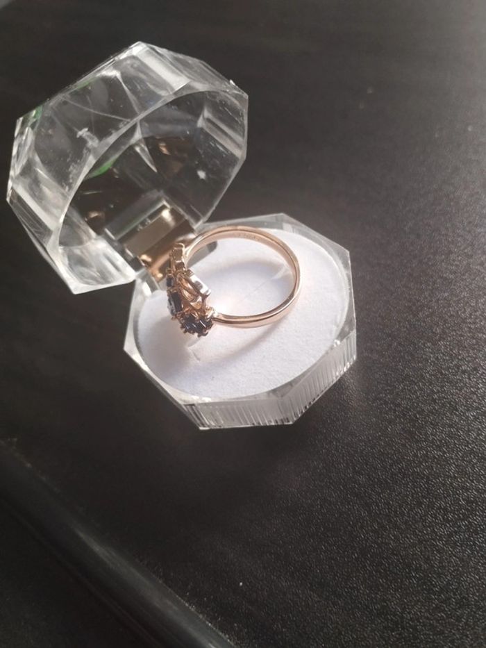 Bague vintage fleur avec coffret - photo numéro 5