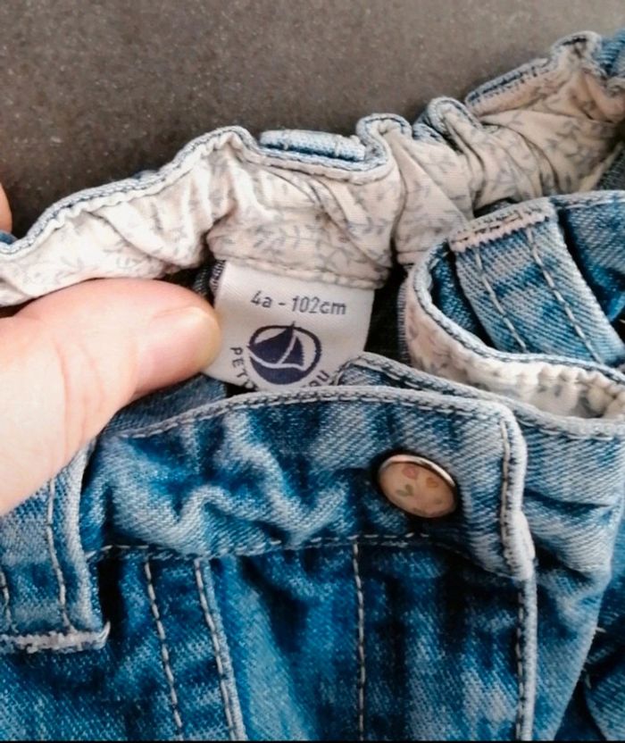 Jupe jean 4 ans petit bateau - photo numéro 3