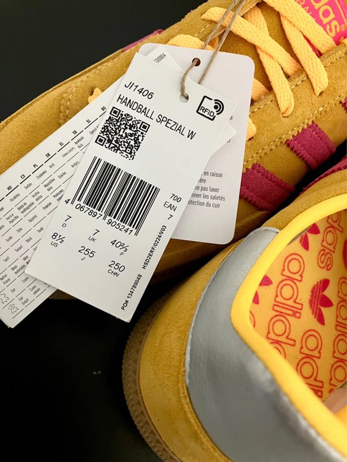 Adidas Handball Spezial Orange / Spark Lucid Pink - photo numéro 6