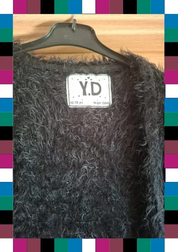 Gilet noir 12/13 ans - photo numéro 3
