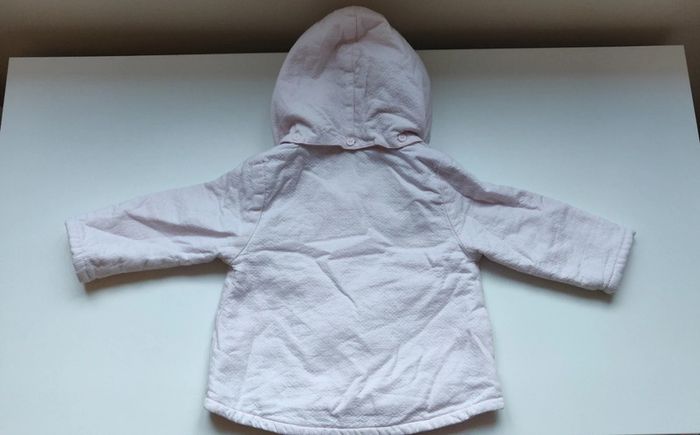 Manteau rose pâle mi saison - photo numéro 2