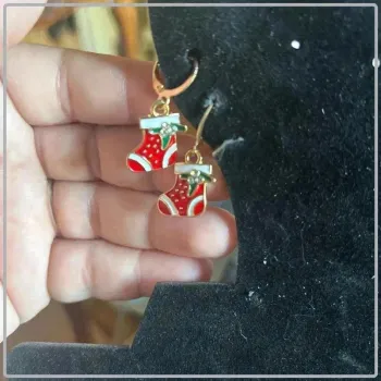 Boucle  d'oreille de  noel