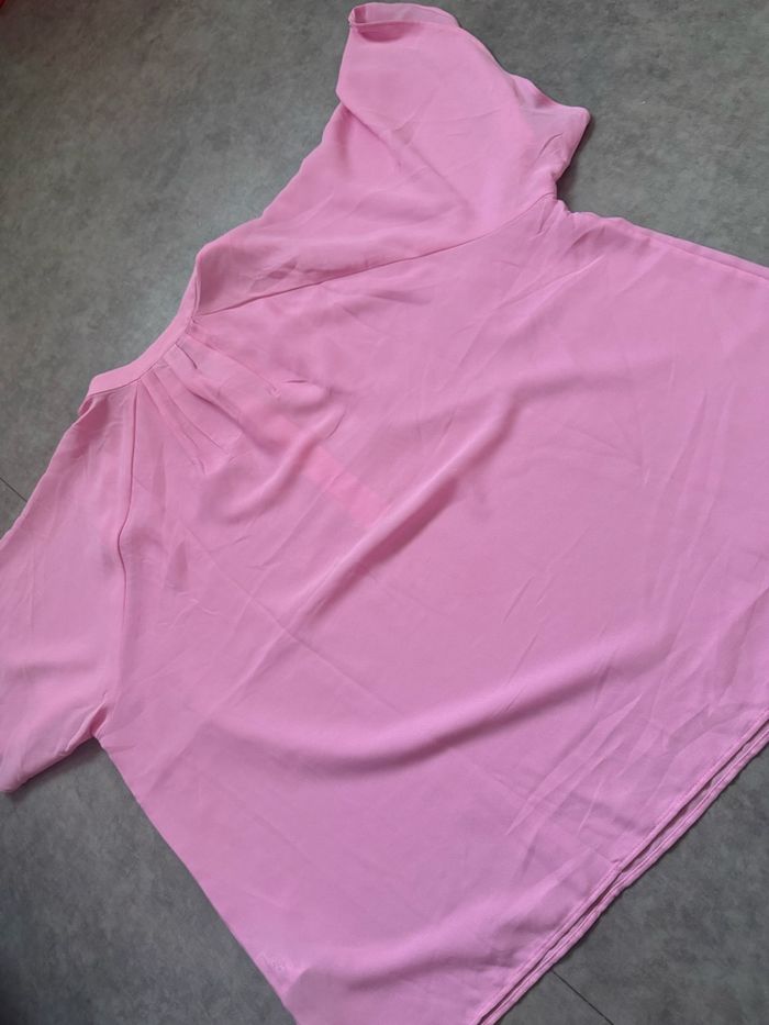 ✨Chemise avec manche bouffante rose ✨ - photo numéro 3