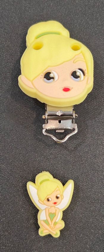 Clip et perle Fée Clochette 