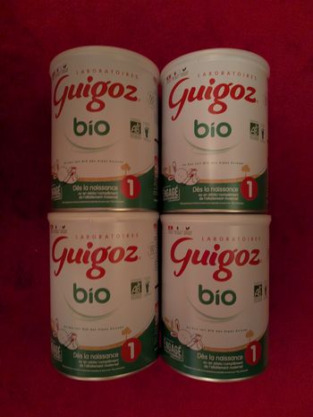 Lait infantile Guigoz Bio 1er âge - 3 boîtes NEUVES