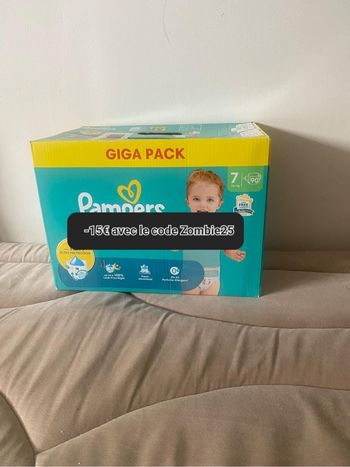 Carton de couches giga pack taille 7