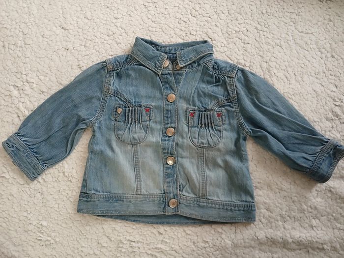 Veste en jean fille taille 12 mois